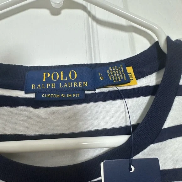 Polo by Ralph Lauren Classic Fit Striped Jersey T-Shirt - Picture 9 of 12